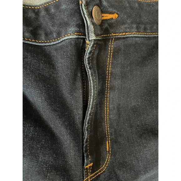 Old Navy Womens Jeans Plus Sz 24 Power Slim Straight Mid Rise Pockets Blue Denim - Picture 4 of 10